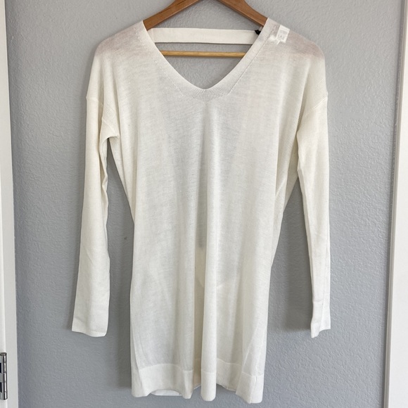 Revolve Vimmia Shavasana Reversible White Sweater - Picture 8 of 14
